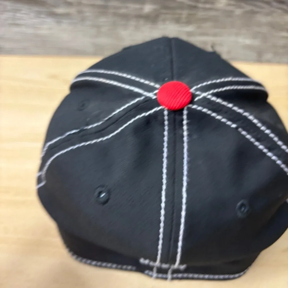 Portland Trail‎ Blazers Hat Cap Fitted Small Black NBA Basketball Adidas